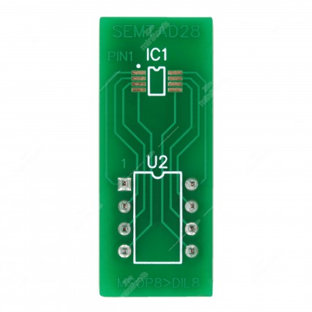 Basetta adattatore da MSOP8 a DIL8
