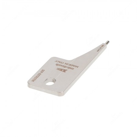 Utensile in acciaio inox per testare dissaldatura pin THT