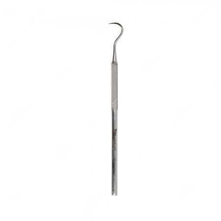 Utensile in acciaio con punta ad uncino piatta