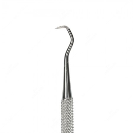 Utensile in acciaio con punta a tripla curva piatta