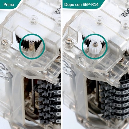 Prima e dopo aver riparato il contachilometri di BMW E30, E34, E24, K100, K75 e Mercedes W126, C107 ed R107 con il SEP-R14