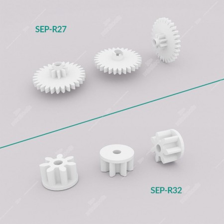 Kit 2 ingranaggi SEP-R27 e SEP-R32 per motorini contachilometri Audi / Mercedes / Nissan / Opel / Rover / Seat / Skoda / Volkswagen