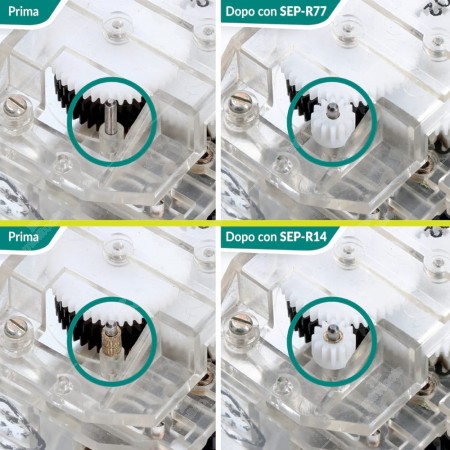 Confronto tra l'utilizzo del SEP-R14 e del SEP-R77 per la riparazione dei quadri strumenti di BMW E30, E34, E24, K100, K75 e Mercedes W126, C107 ed R107