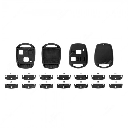 Kit di cover per telecomando chiavi Toyota