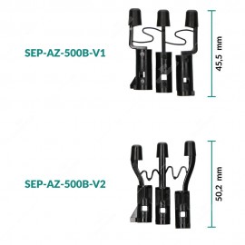 Pulsanti di ricambio neri per contachilometri Fiat 500, Abarth 500, 595, 695