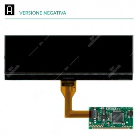 Display LCD per modulo multifunzione Borg, Johnson Controls e Magneti Marelli di Citroën, Fiat, Lancia, Peugeot e Toyota (Versione Negativa)