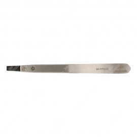 Pinzetta ESD con punte piatte in plastica (117x10x6mm)