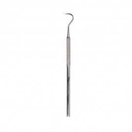 Utensile in acciaio con punta ad uncino piatta