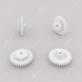 Ingranaggio (38 denti esterni - 23 interni) per quadri strumenti Moto Meter e VDO