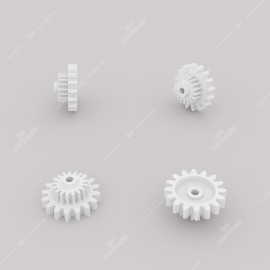 Ingranaggio (16 denti esterni - 17 interni) per contachilometri Mercedes W126, C107 e R107