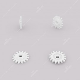 Ingranaggio (16 denti) con foro centrale quadrato per contachilometri Porsche 911 G e Ruf