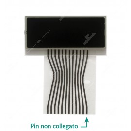 Display LCD lato sinistro (temperatura esterna) per quadro strumenti Mercedes Classe E, Classe G, CLK