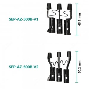 Pulsanti neri per cruscotto Fiat 500, Abarth 500, 595, 695