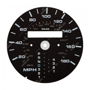 Fondino conversione kmh mph tachimetro Porche 964 - 993 con cambio automatico
