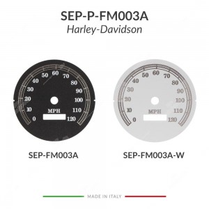 Confronto versioni disponibili fondino contachilometri Harley-Davidson