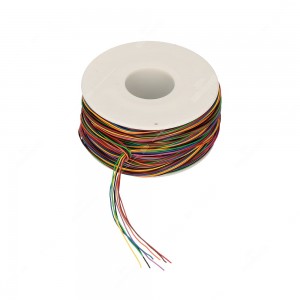 Rocchetto di cavo 8 fili x 25m 30 AWG