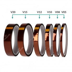 Nastro adesivo Kapton resistente ad alte temperature - diverse misure disponibili