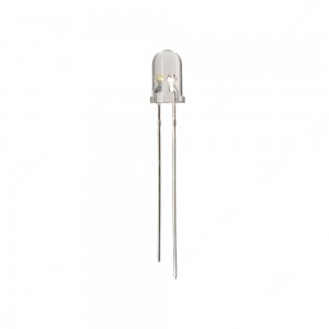 Led alta luminosità 5mm luce bianca - Confezione da 100 pz