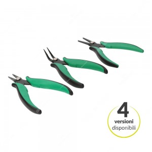 Pinza con punte piatte per elettronica