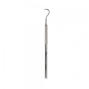 Utensile in acciaio con punta ad uncino piatta