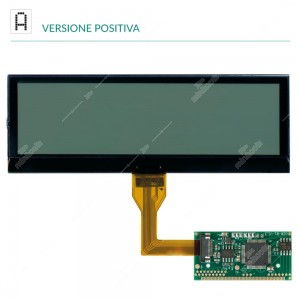Display LCD per la riparazione dell'infocenter Magneti Marelli e Borg per Citroën C3, C4, C5, C8, Jumpy, Fiat Scudo, Ulysse, Lancia Phedra e Peugeot 207, 307, 308, 407, 508, 807, 3008, RCZ, Expert, Partner, Toyota Proace