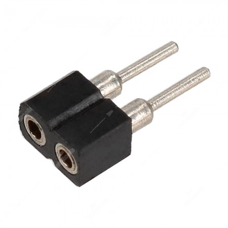 2 turned pins female pin SIL socket
