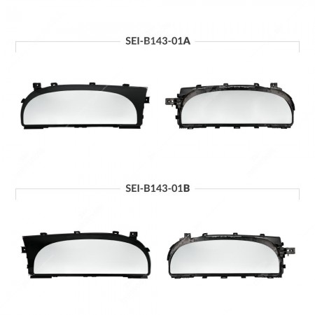 Mercedes-Benz W221 and C216 dashboards lens versions comparison