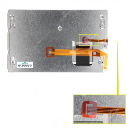 Detail of the touch screen FPC of Land Rover / Jaguar Bosch Car stereo TFT screen