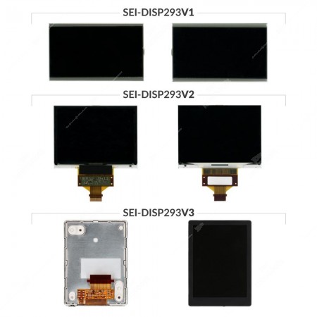 Comparison of available LCD screens for Peugeot 2008, 208 and 308 instrument clusters