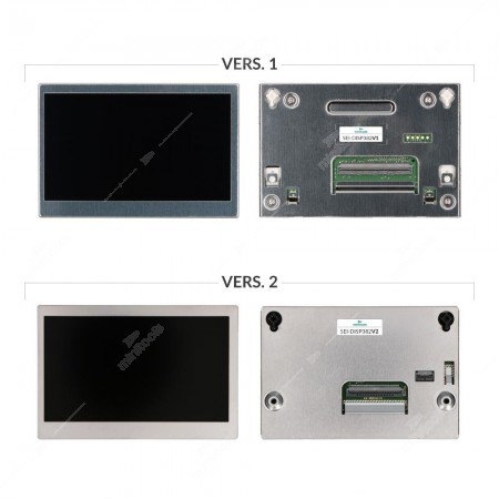 Versions comparison of the LCD screen for Ford Fiesta, Ecosport, Puma, Kuga, Transit, Tourneo, Maverick, Focus dashboards