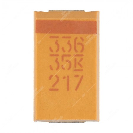 35V SMD tantalum capacitor 33uF 125°