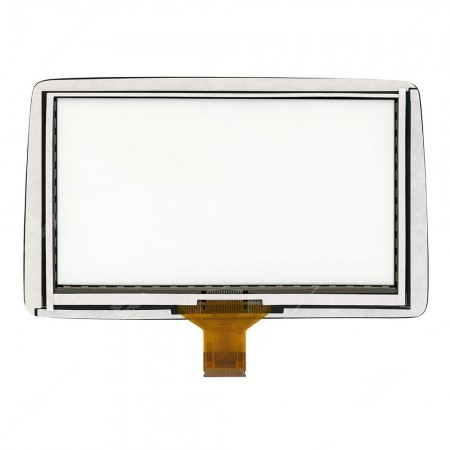 Touchscreen glass for the multifunction display of Mazda 3, CX-3, MX-5 e Fiat / Abarth 124 Spider - rear side