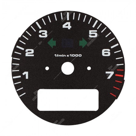 Porsche 911 964 Carrera 2, Carrera 4 and 993 Carrera 2 - 2S, Carrera 4 - 4S, Targa, Turbo S e GT2 tachometer dial disc - warning lights off