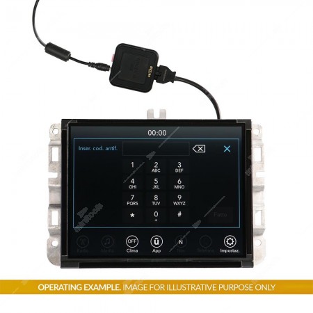 CANBUS emulator interface for bench test UConnect VP2, VP2RFP, VP4, VP4R - VP4RA