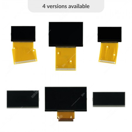 Set of LCD screens for Porsche 911 996 and Boxster 986 dashboards