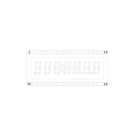 Technical schema for Harley Davidson odometer display