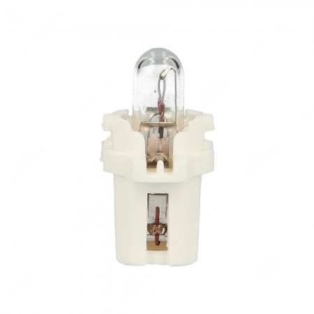 Instrument cluster bulb B8.3d BAX10s 12V with white socket 