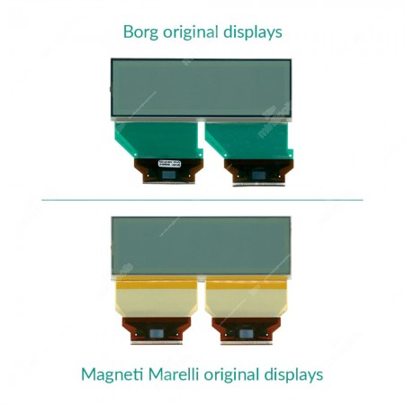 Green backlight LCD display for Borg and Johnson Controls MFD