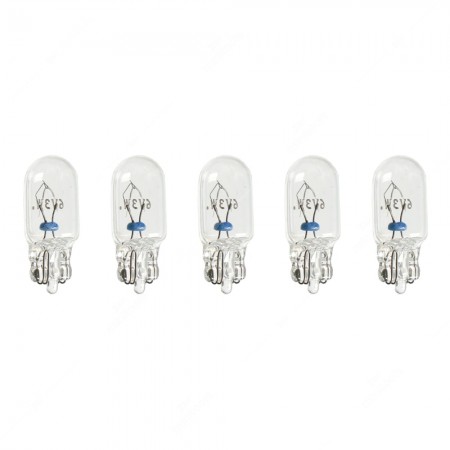 Pack of cars courtesy light bulbs W2,1x9,5d 6V 3W T10