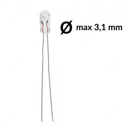 T1 115mA 5V wire base miniature incandescent light bulb 