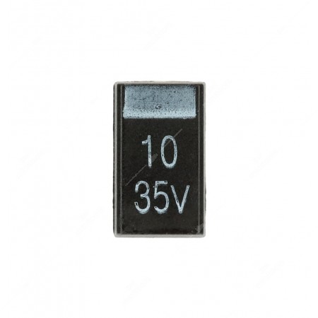 Condensatore al tantalio SMD 10uF 35V - Confezione da 10 pz.