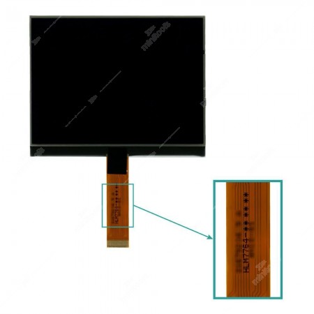 Where to find fhe code on the FPC of Renault Modus speedometer display