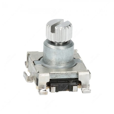 Mechanical encoder, 15 pulses per revolution,  without push switch, 30 detents