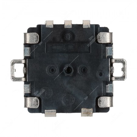 16 pulses per revolution incremental encoder, with push switch. 32 detents 15,7x12x17,5h mm