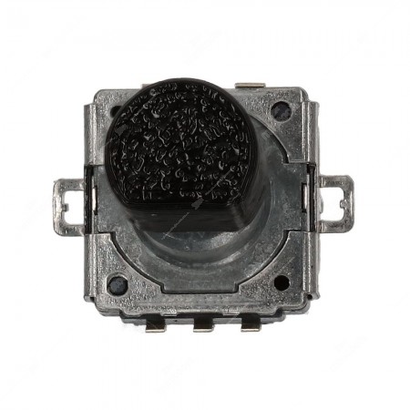Incremental encoder for electronics. with push momentary switch. 16 ppr. 32 detents - height: 19,5mm