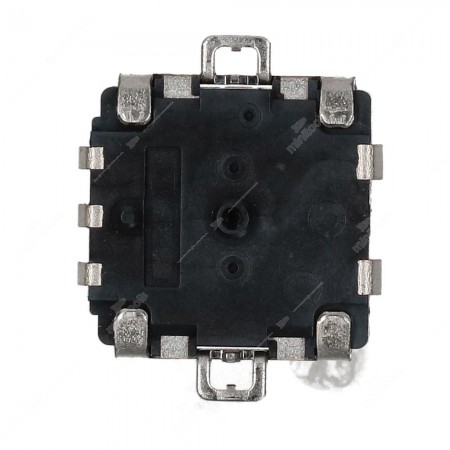 16 pulses per revolution incremental encoder, with push switch. 32 detents 15,7x12x19,5mm