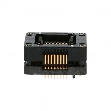 64 pin QFP64 socket, with a pin pitch of 0,80mm