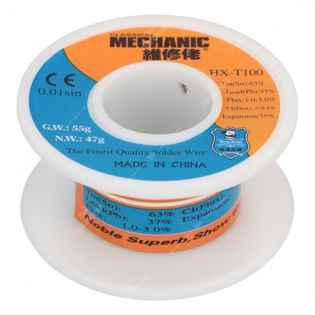 Solder wire reel HX-T100