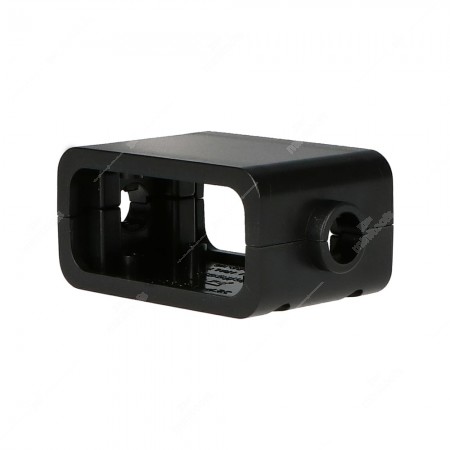 ABS plastic case for electronics with double cable grommet