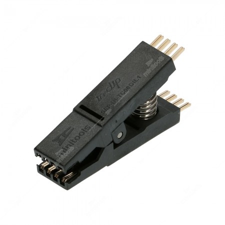 DIL-8 IC test clip